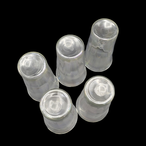 MCM Vintage Iridescent Rainbow Glass Juice 5 +1 Freebie - Picture 2 of 10